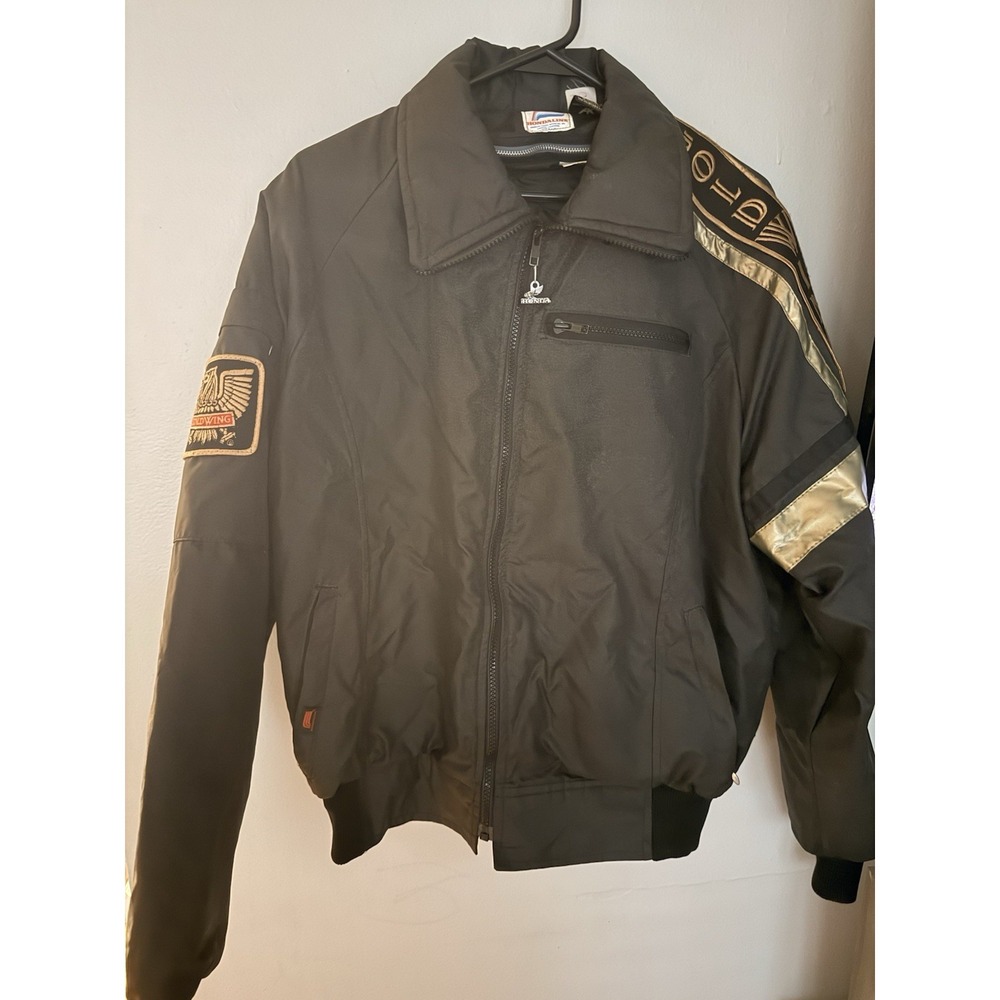 Hondaline Vintage Goldwing Aspencade Motorcycle Jacket W/ Liner 80s Mens Large